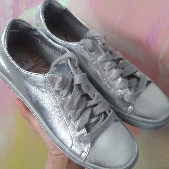Dolce vita silver sneakers Clearance